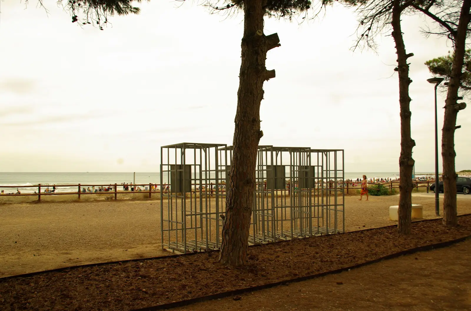 Pinède et promenade le long de la plage du Cargador d'Alcoceber (Alcossebre)